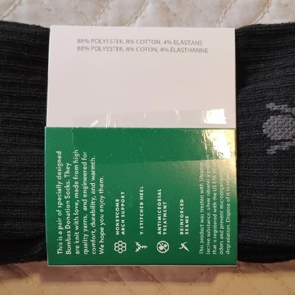 BOMBAS Men's Black and Gray Casual Socks- 3 PAIRS 😊 - Picture 3 of 4